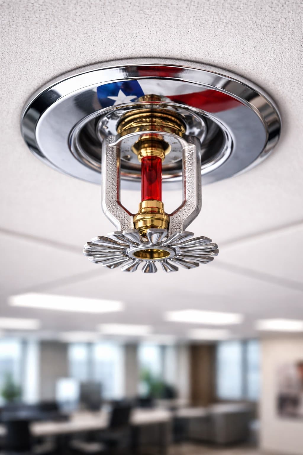 Fire sprinkler ceiling installation