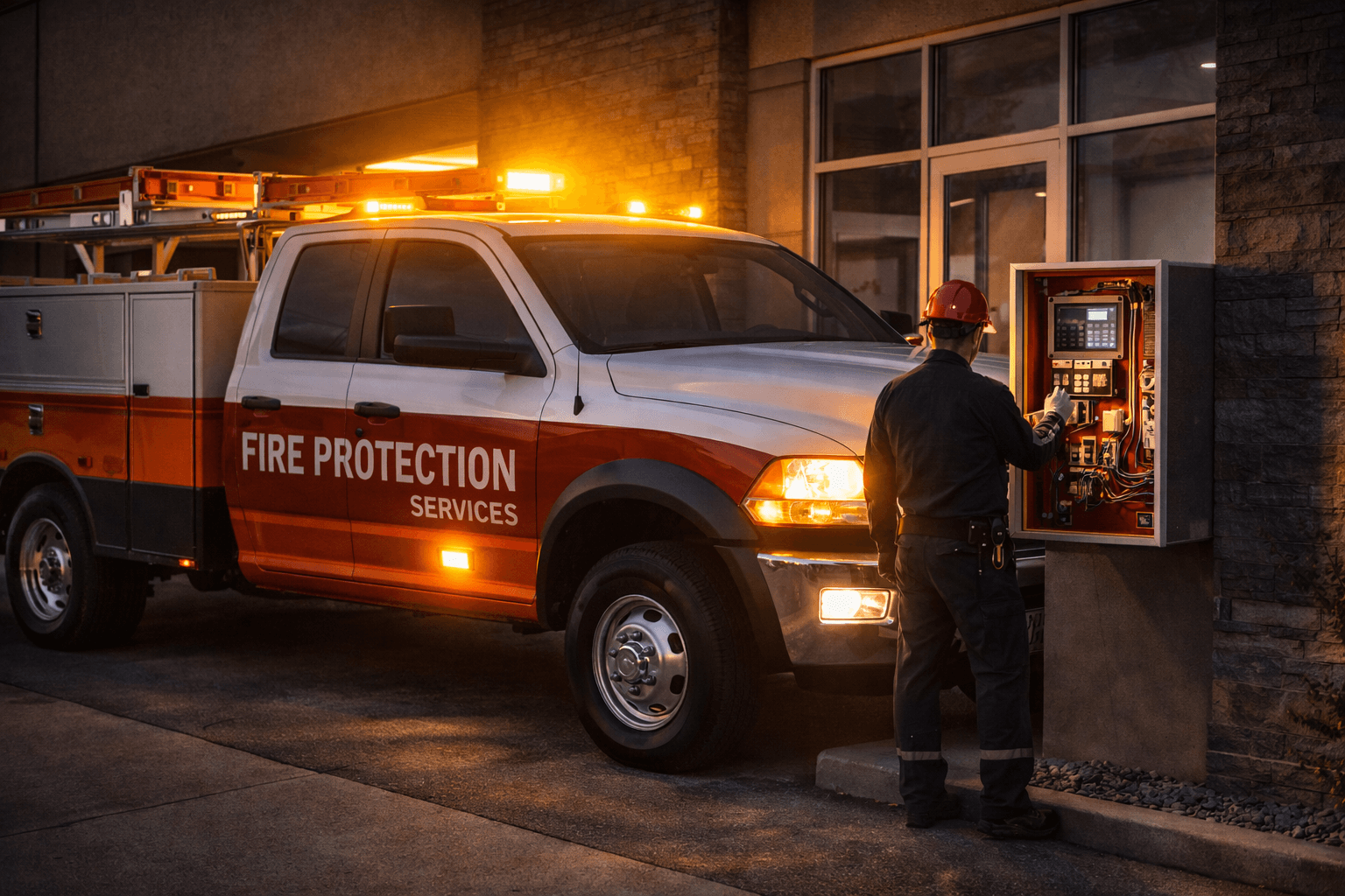 CO2 fire suppression system industrial Texas