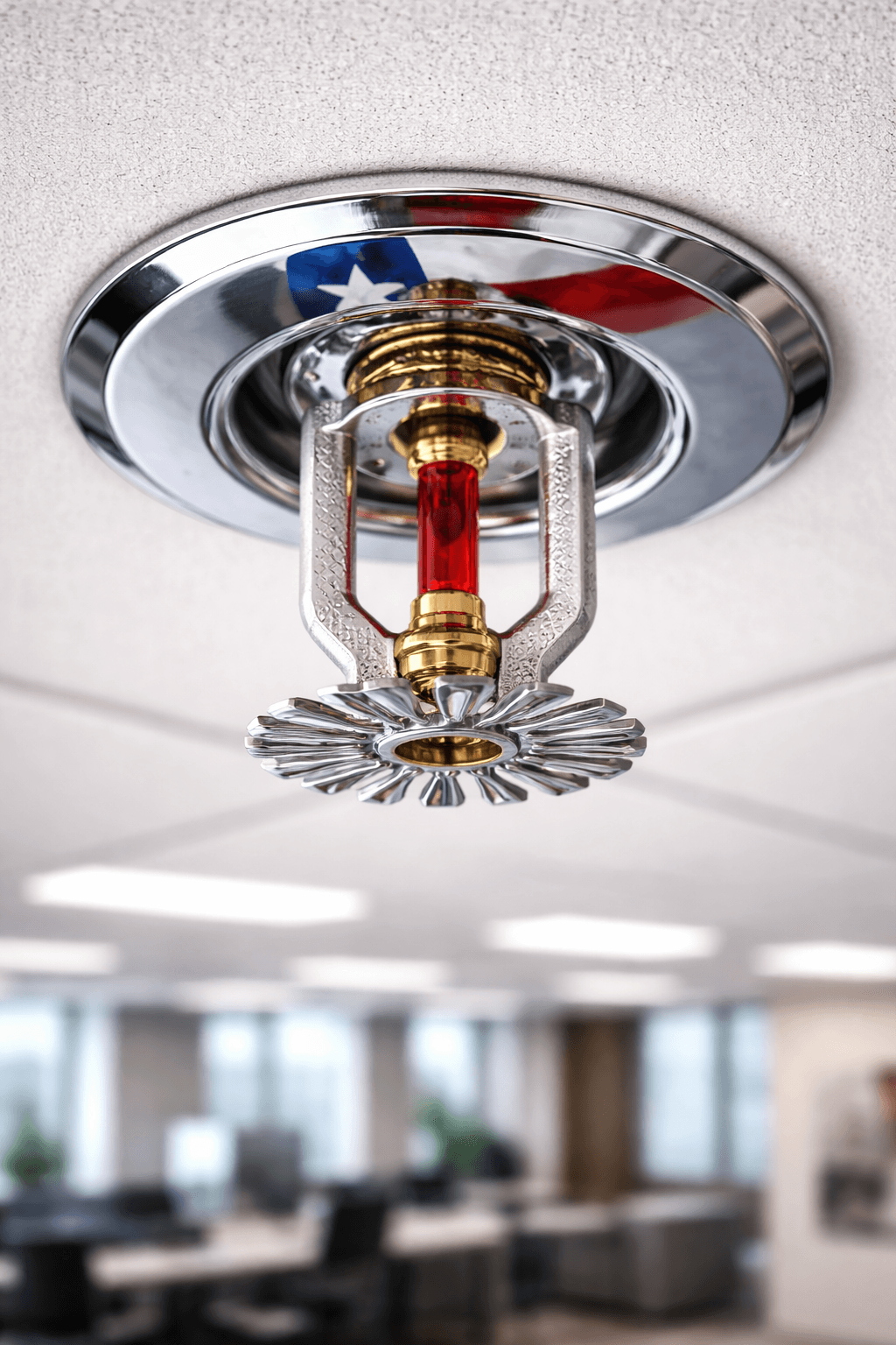 Fire sprinkler ceiling installation